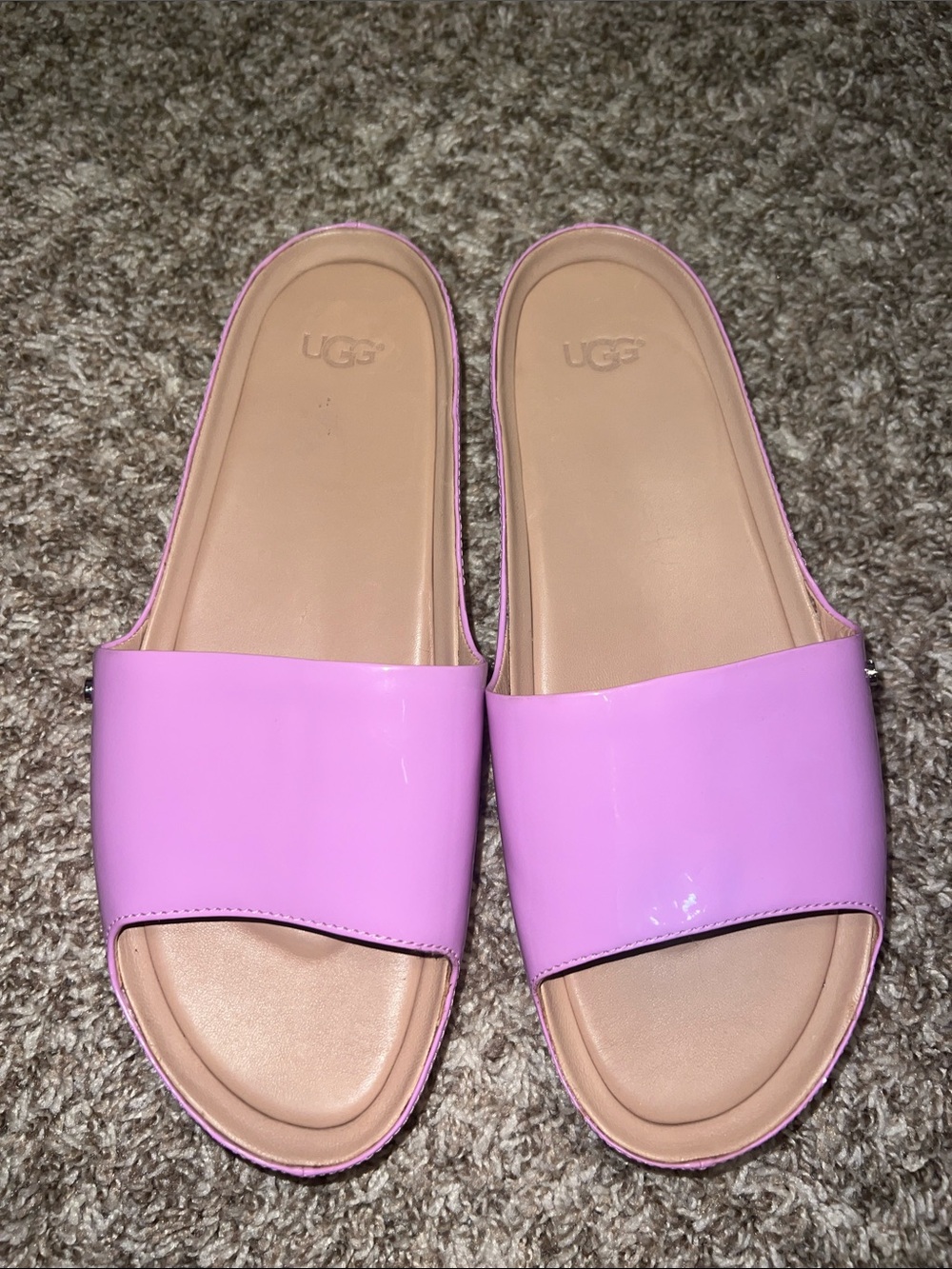 UGG Women's Lavender Pink Slide Sandals